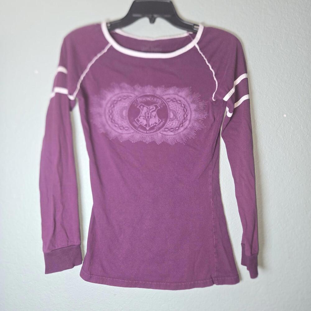 Universal Studios Wizarding World Of Harry Potter Hogwarts Shirt Long Sleeve M